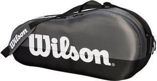 Wilson Team 1 Compartment Racket Bag Grey/Black Wilson Team 1 Compartment Racket Bag Grey/Black