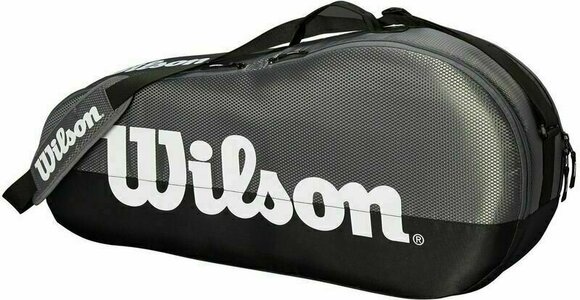 Тенис чанта Wilson Team Compartment 3 Cив-Черeн Тенис чанта - 1
