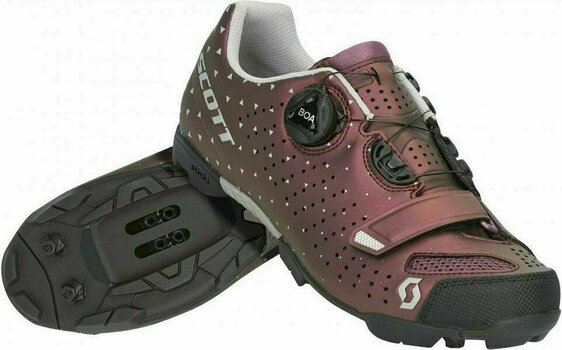 Pantofi de ciclism pentru femei Scott Shoe MTB Comp Boa Matt Cassis Red/Silver 37 Pantofi de ciclism pentru femei - 1