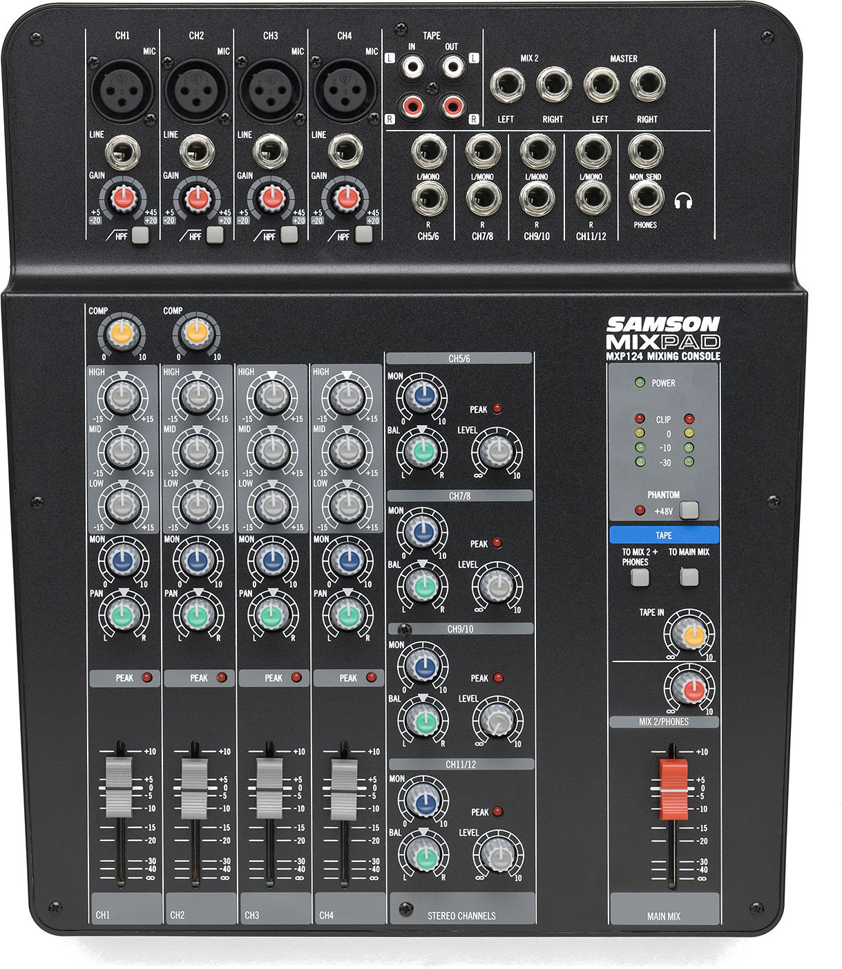 Mixer analog Samson MXP124 MixPad