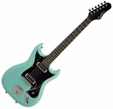 Guitare électrique Hagstrom H-II Aged Sky Blue - 1