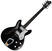 Guitarra Semi-Acústica Hagstrom Viking Deluxe Custom Limited Black Onyx Metallic