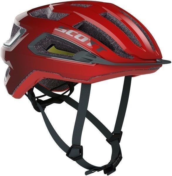 Cyklistická helma Scott Arx Plus Fiery Red/Storm Grey S Cyklistická helma