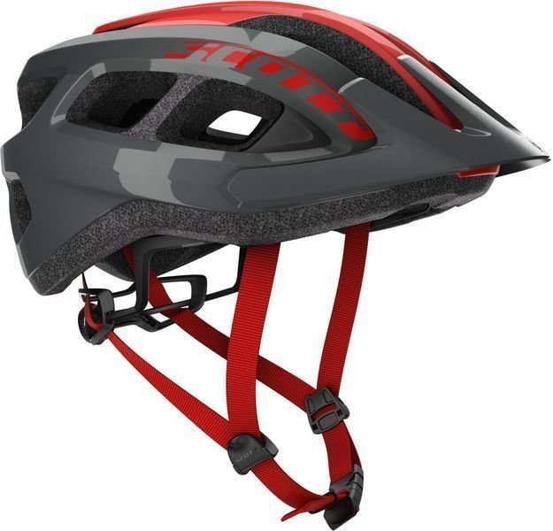 Kaciga za bicikl Scott Supra (CE) Helmet Grey/Red UNI (54-61 cm) Kaciga za bicikl