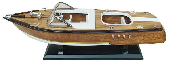 Modellino Sea-Club Italian runabout boat 50cm