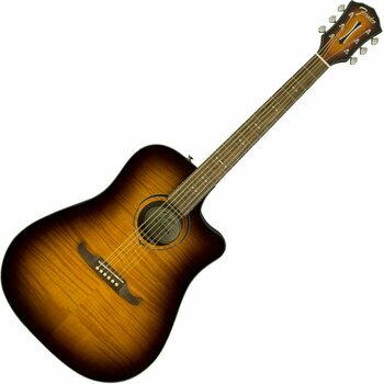 guitarra eletroacústica Fender FA-325CE Mocha Burst - 1
