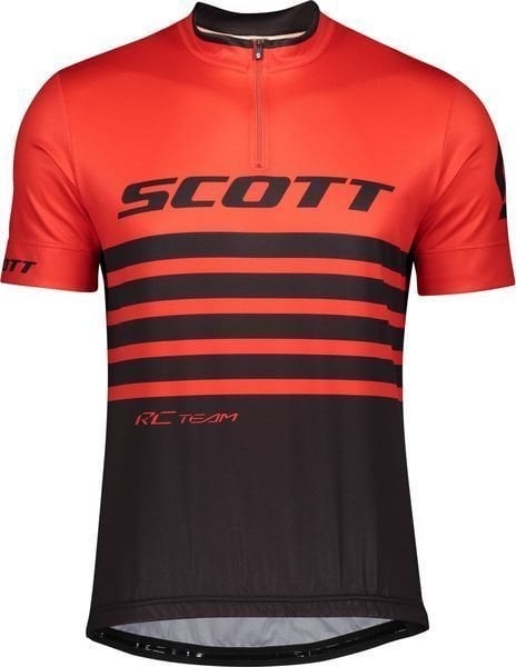 Mez kerékpározáshoz Scott Shirt Mens RC Team 20 S/SL Dzsörzi Fiery Red/Black M