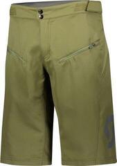 Scott Shorts Mens Trail Vertic w/pad Green Moss