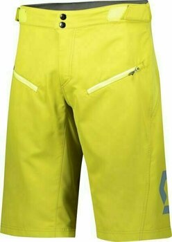 Cycling Short and pants Scott Shorts Trail Vertic Lemongrass Yellow M Cycling Short and pants - 1