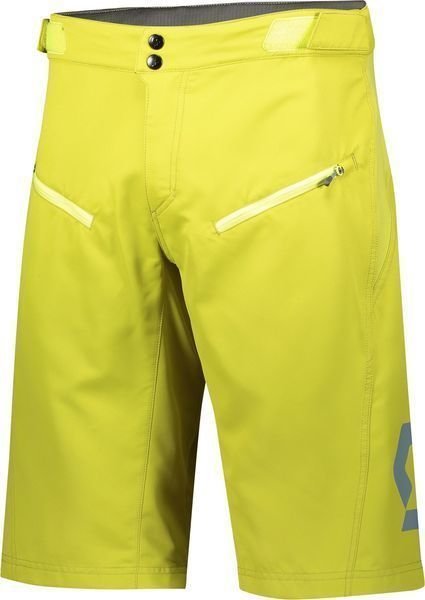 Spodnie kolarskie Scott Shorts Trail Vertic Lemongrass Yellow XL Spodnie kolarskie