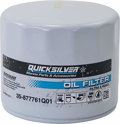 Filtr do silników zaburtowych, filtr do silników morskich Quicksilver Oil Filter 35-877761Q01 Mercury Mariner Outboards 4 - Takt