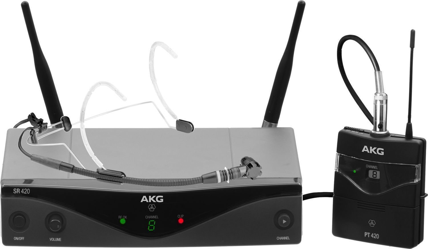 Système sans fil avec micro serre-tête AKG WMS420 Headworn A