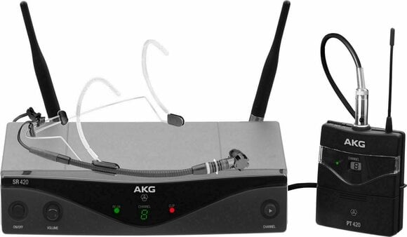 Système sans fil avec micro serre-tête AKG WMS420 Headworn A - 1