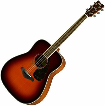 Akustikgitarre Yamaha FG820 Brown Sunburst - 1