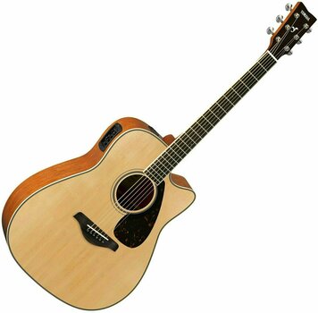electro-acoustic guitar Yamaha FGX820C NT Natural - 1