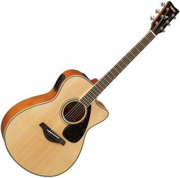 Jumbo elektro-akoestische gitaar Yamaha FSX820C NT Natural - 1