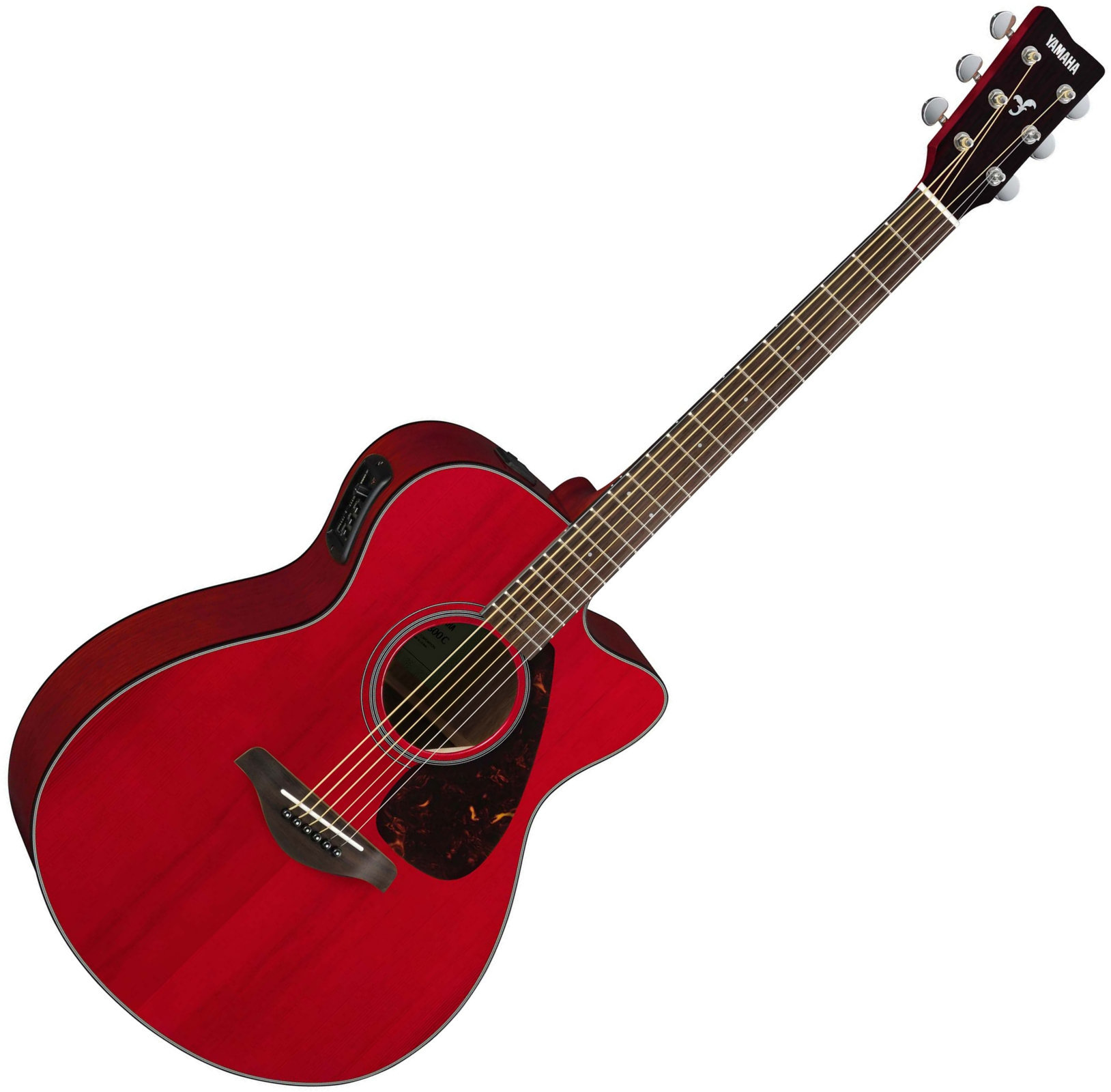 Guitare Jumbo acoustique-électrique Yamaha FSX800C RR