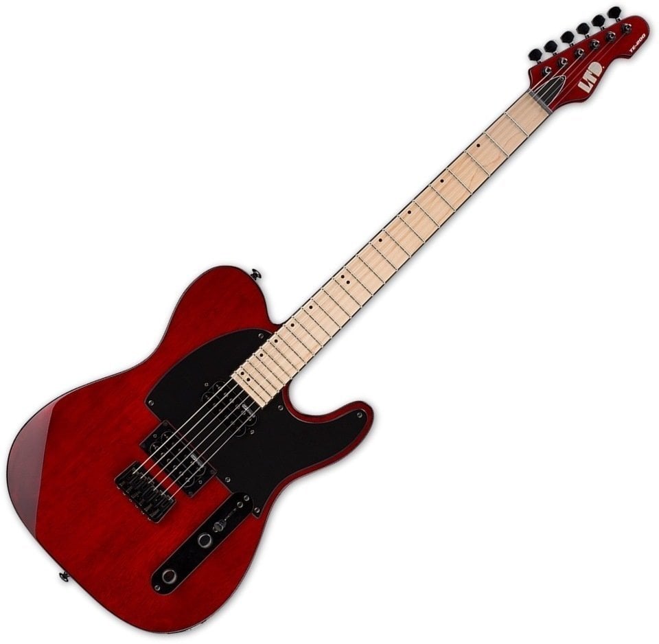 Electric guitar ESP LTD TE-200 SeeThru Black Cherry