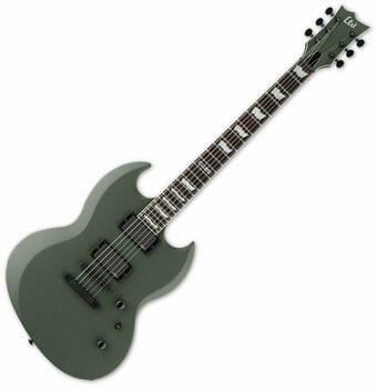 Guitare électrique ESP LTD Viper-401 Military Green Satin - 1