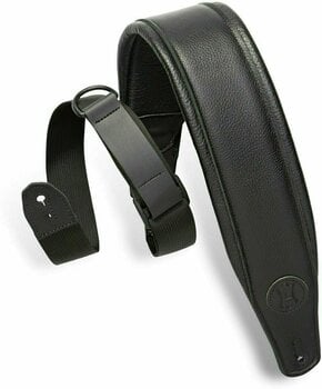 Leather guitar strap Levys Right Height Line Garment Leather guitar strap - 1