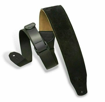 Leather guitar strap Levys Right Height Suede Leather guitar strap - 1