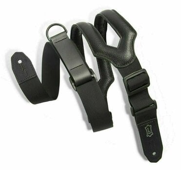 Leather guitar strap Levys Right Height Ergonomic Leather guitar strap - 1
