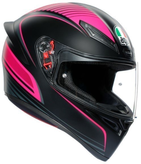 Helm AGV K1 Warmup Black/Pink XS Helm