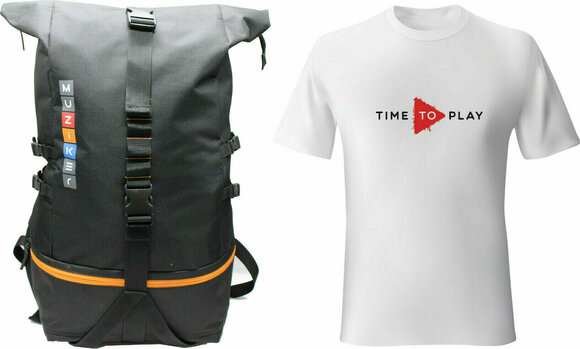 T-shirt Muziker Time To Play T-shirt Red M - 1