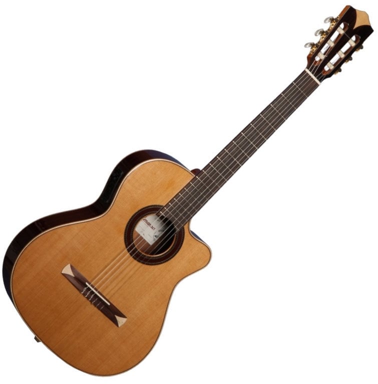 Guitarra clásica con preamplificador Almansa Crossover CS-CW SR E2 Natural