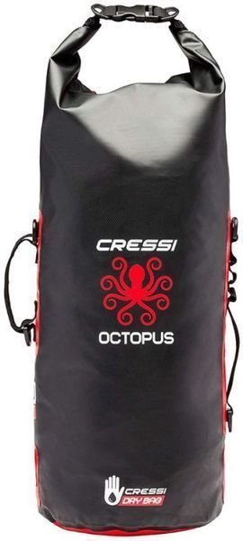 Wasserdichte Tasche Cressi Octopus Dry Backpack 30L Black/Red