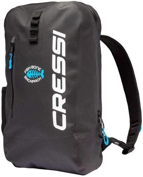 Vodotěsný vak Cressi Fishbone Dry Backpack 25L Black/Light Blue