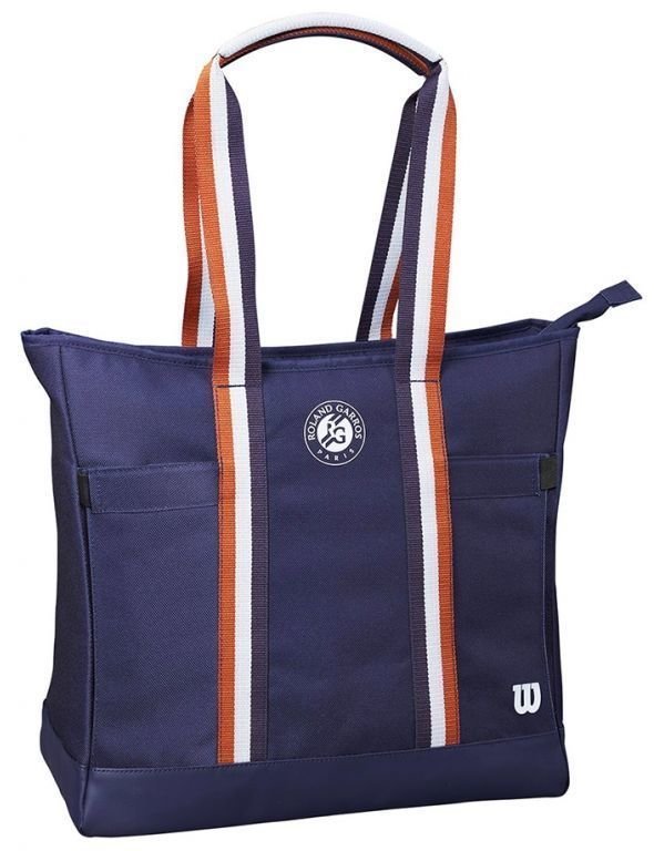 Tenisová taška Wilson Roland Garros Tote 2 Navy/Clay Tenisová taška