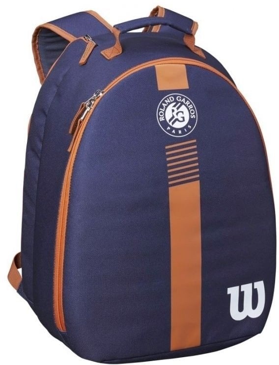 Tenisz táska Wilson Roland Garros Youth Backpack 2 Navy/Clay Tenisz táska