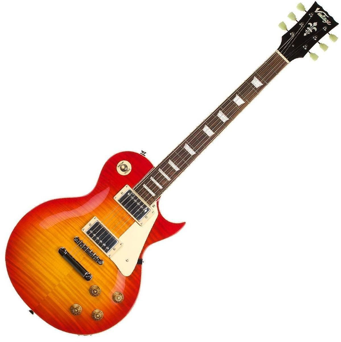 Elektrische gitaar Vintage V100 Cherry Sunburst