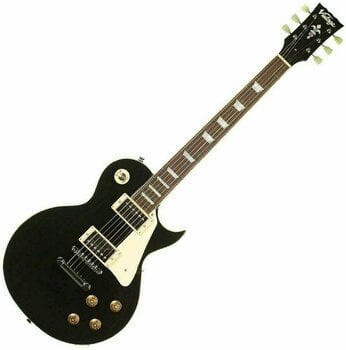 Elektromos gitár Vintage V100 Gloss Black - 1