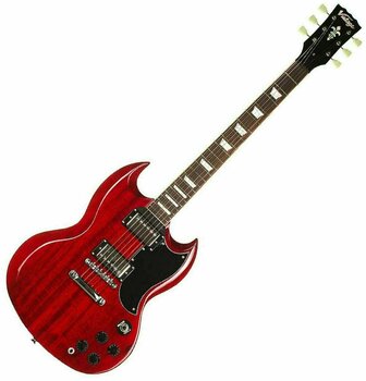 Elektrische gitaar Vintage VS6 Cherry Red - 1