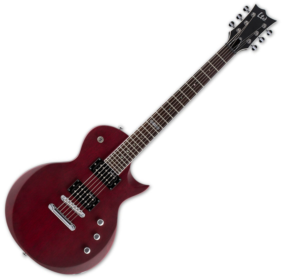 Electric guitar ESP LTD EC-200 See Thru Black Cherry Satin