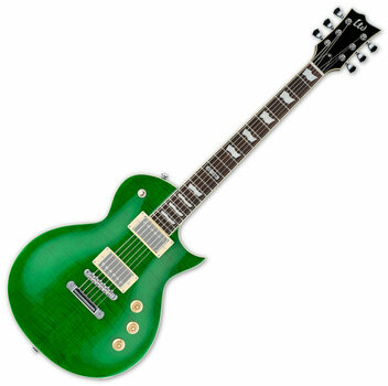 Guitare électrique ESP LTD EC-256FM See Thru Green - 1