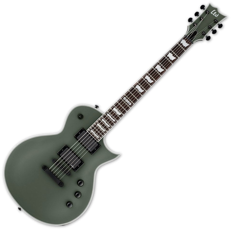 Elektromos gitár ESP LTD EC-401 Military Green Satin