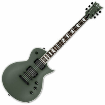 Guitare électrique ESP LTD EC-401 Military Green Satin - 1