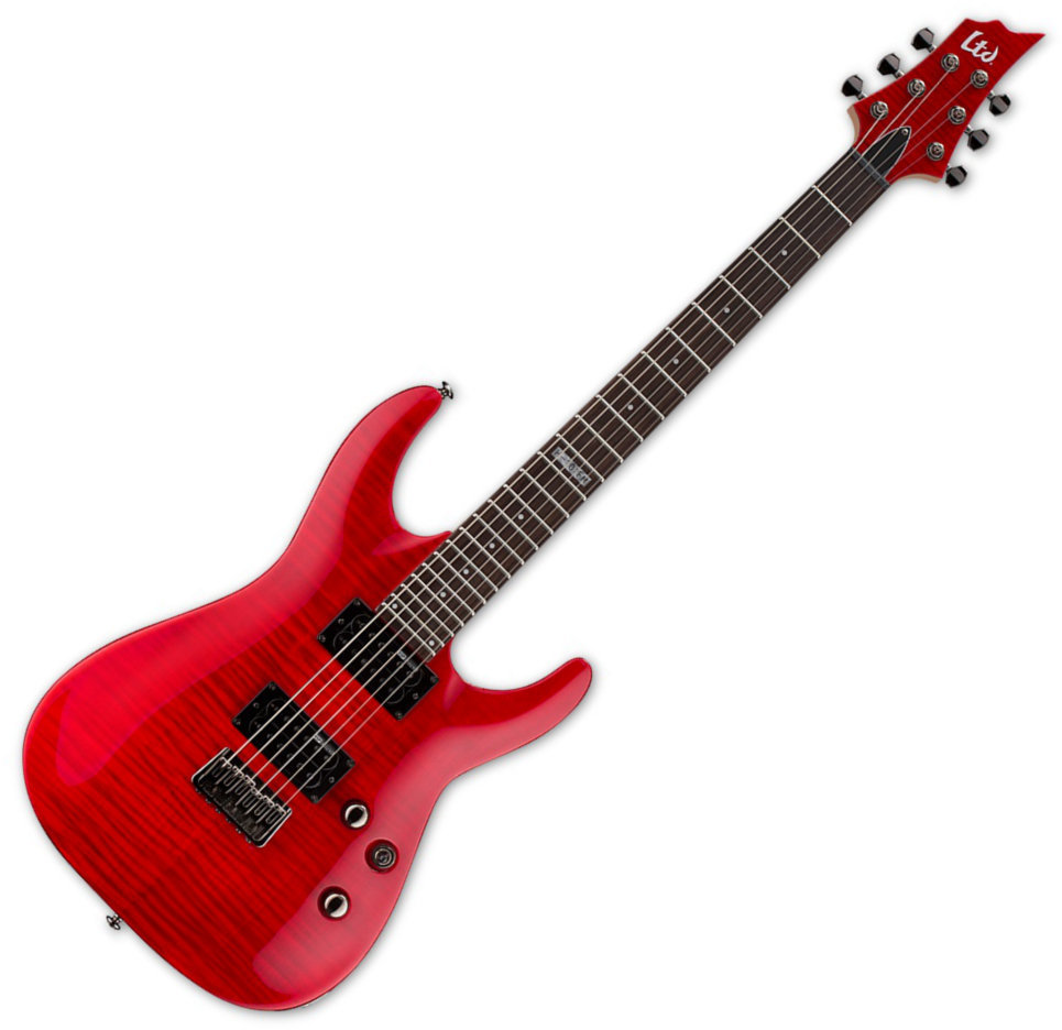 Elektrická gitara ESP LTD H-101FM See Thru Red
