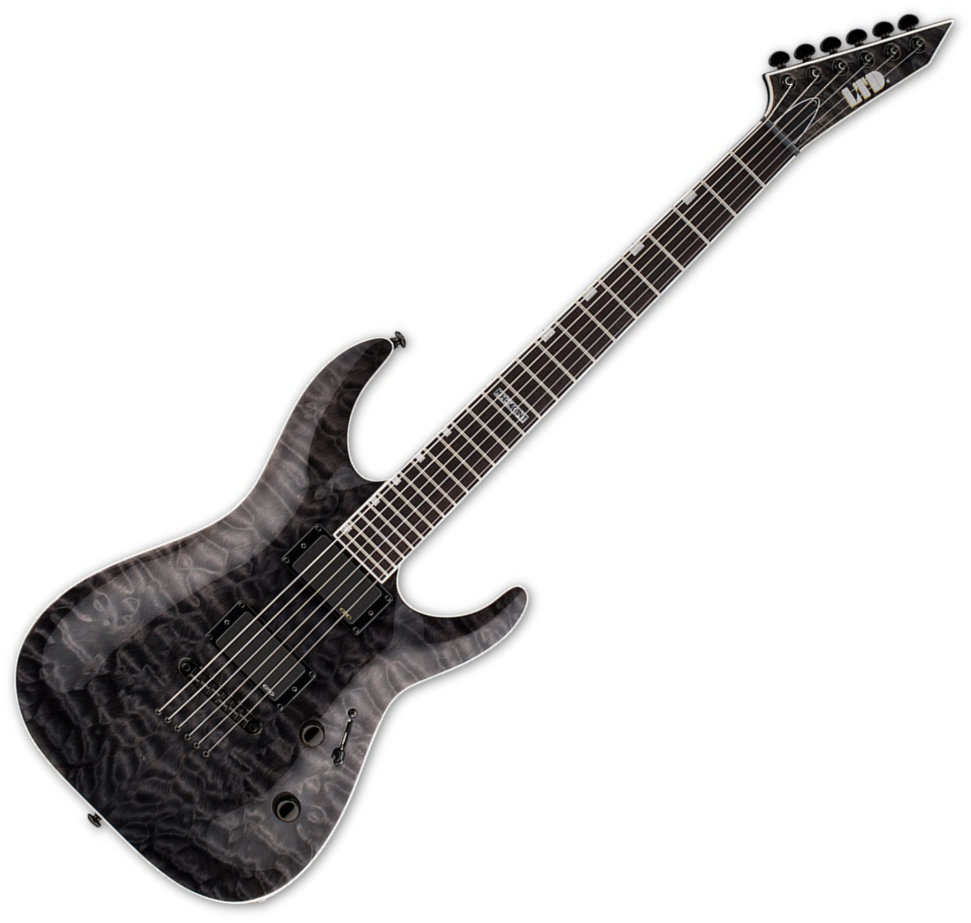 Elektrische gitaar ESP LTD MH-401NT See Thru Black