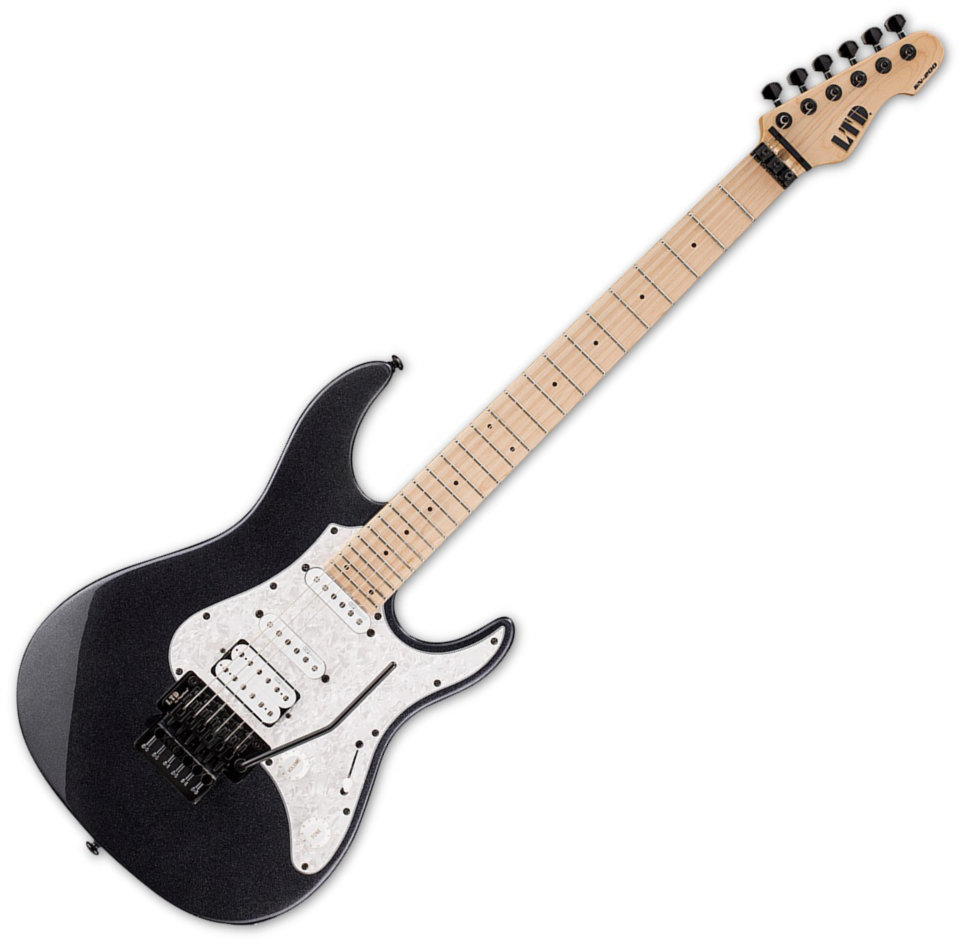 Elektrische gitaar ESP LTD SN-200FR Charcoal Metallic