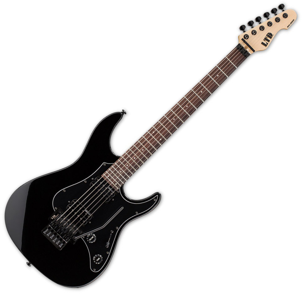 Elektrische gitaar ESP LTD SN-200FR Rosewood Black