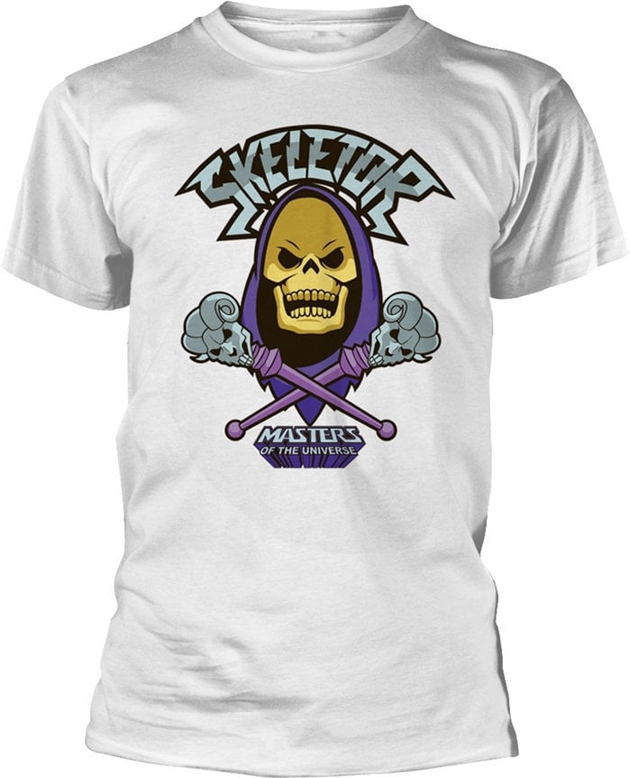 T-shirt He-Man Skeletor Cross White S T-shirt