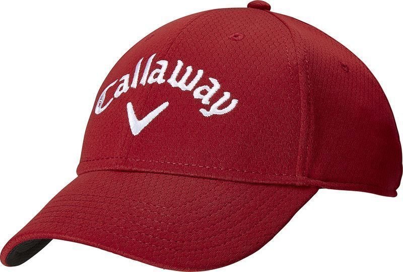 Keps Callaway Mens Side Crested Structured Cap Red