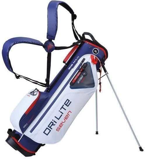Borsa da golf Stand Bag Big Max Dri Lite 7 White/Navy/Red Borsa da golf Stand Bag