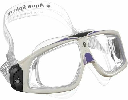 Swimming Goggles Aqua Sphere Swimming Goggles Seal 2.0 Lady Clear Lens White/Lavender UNI - 1