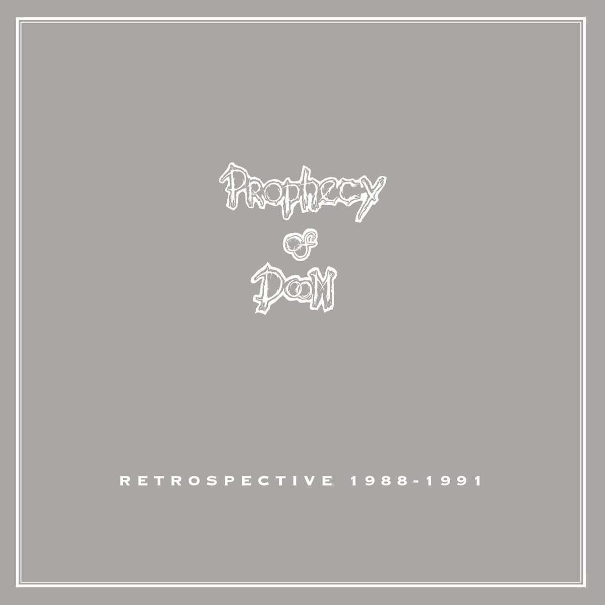 Vinyl Record Prophecy Of Doom - Retrospective 1988-1991 (2 LP + CD)