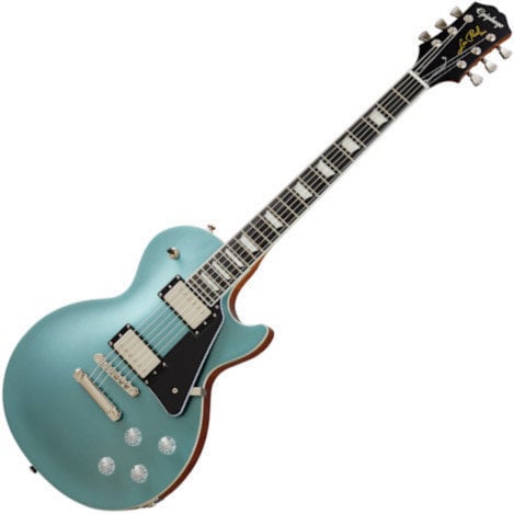 Elektrische gitaar Epiphone Les Paul Modern Faded Pelham Blue
